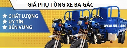 giá phụ tùng xe ba gác nam định