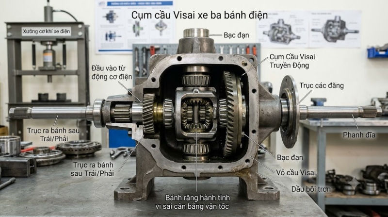 bánh răng hành tinh vi sai