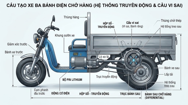 hệ thống hộp số truyền động
