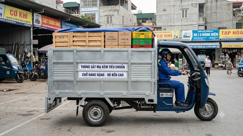thùng sắt mạ kẽm tiêu chuẩn