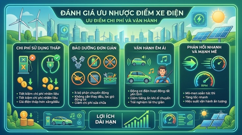 ưu điểm chi phí và vận hành
